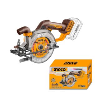 Aku mini cirkular 140mm CSLI1402 Ingco nudi snažan motor, precizno sečenje i lagan rad. Idealan je za majstore i korisnike kojima je potrebna pouzdana akumulatorska testera.