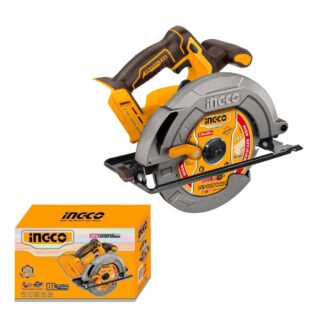 Aku cirkularna testera CSLI1851 Ingco – brushless motor, prečnik 185 mm, dubina sečenja 65/45 mm, idealna za precizno bežično sečenje.