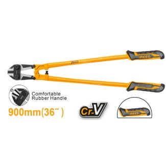 Makaze za armaturu HBC0836 INGCO – Cr-V oštrice, sečenje do 16 mm, ergonomska TPR drška, dužina 36".