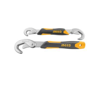 Ingco HBWS09328 podesivi ključ 9–14/15–22mm sa dodatnim 23–32mm ključem, hromiranom završnom obradom i ergonomskom drškom za univerzalnu upotrebu.