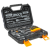 Ingco HKTS14451 set nasadnih ključeva 45/1 1/4" od CR-V čelika, sa račnom, bitovima i ekstenzijama. Idealan za mehaniku i profesionalne popravke.