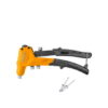 INGCO HR081 industrial klešta za pop nitne 8", kompatibilna sa nerđajućim, čeličnim i aluminijumskim nitnama 2.4–4.8 mm, omogućavaju snažno i precizno zakivanje.