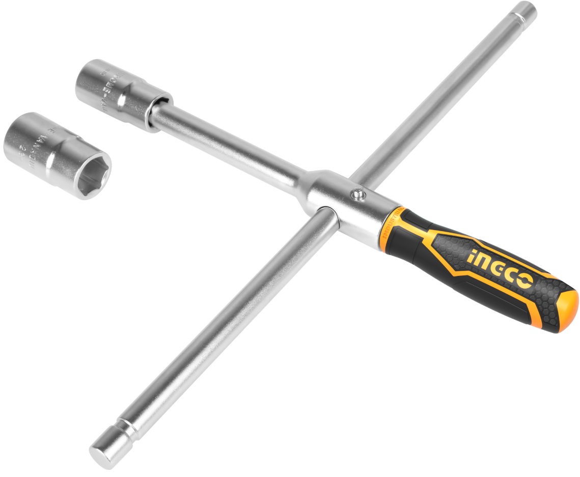 HRCW40231 krstasti ključevi INGCO u veličinama 17–23 mm, kovani i hromirani, idealni za auto-servise, radionice i profesionalnu upotrebu.