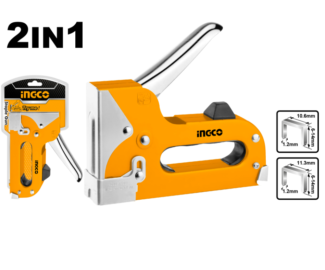 Heftalica Heavy Duty INGCO HSG1404 sa čeličnom konstrukcijom, hromiranim finišem i lakom ručicom omogućava brzo i snažno pričvršćivanje u mnogim radovima.
