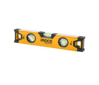 Ingco HSL08030 spirit libela 30cm sa V-prorezom za cevi, tačnošću 0.5mm/m i debljinom 1.5mm pruža precizno merenje u profesionalnoj i kućnoj upotrebi.