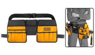 HTBP02031 pojas za alat INGCO nosivosti 10 kg, 600D poliester, 14 džepova i 2 držača čekića, idealan za profesionalne majstore.