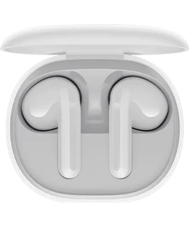Xiaomi Redmi Buds 4 Lite bežične Bluetooth slušalice u beloj boji sa Bluetooth 5.3 tehnologijom, laganim dizajnom i Type-C punjenjem. Idealne za svakodnevnu upotrebu.