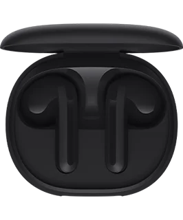 Xiaomi Redmi Buds 4 Lite bežične Bluetooth slušalice u crnoj boji sa Bluetooth 5.3 tehnologijom, laganim dizajnom i Type-C punjenjem.