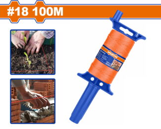WADFOW WRZ1310 kanap #18 od polipropilena, 100 m dužine i 1,5 mm prečnika, otporan na vodu, buđ i koroziju, za građevinske i poljoprivredne radove.