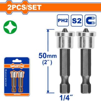 WADFOW WSV5602 pin za gips PH2 50 mm, S2 industrijski čelik, set od 2 komada za precizan i pouzdan rad sa gipsanim pločama.