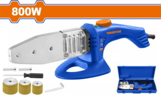 WADFOW WWM1L15 pegla za PVC cevi 800 W sa nastavcima 20–32 mm, za precizno i pouzdano zavarivanje plastičnih cevi.
