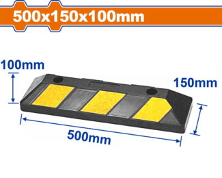 WADFOW WYJ5A15 parking blokada od gume, dimenzija 500×150×100 mm, za bezbedno parkiranje i zaštitu vozila.