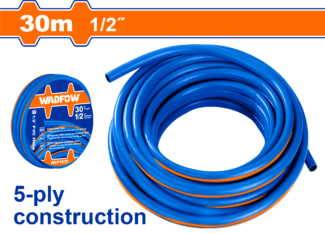 WADFOW WYP1E30 PVC crevo 1/2" dužine 30 m, višeslojno i izdržljivo, idealno za zalivanje i svakodnevnu upotrebu.