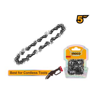 Ingco AGSC50501 lanac za lančane testere sa korakom 1/4", debljinom 0,043" i 32 zupca. Kompatibilan sa modelima CGSLI2058, CGSLI20581 i UCGSLI20581.