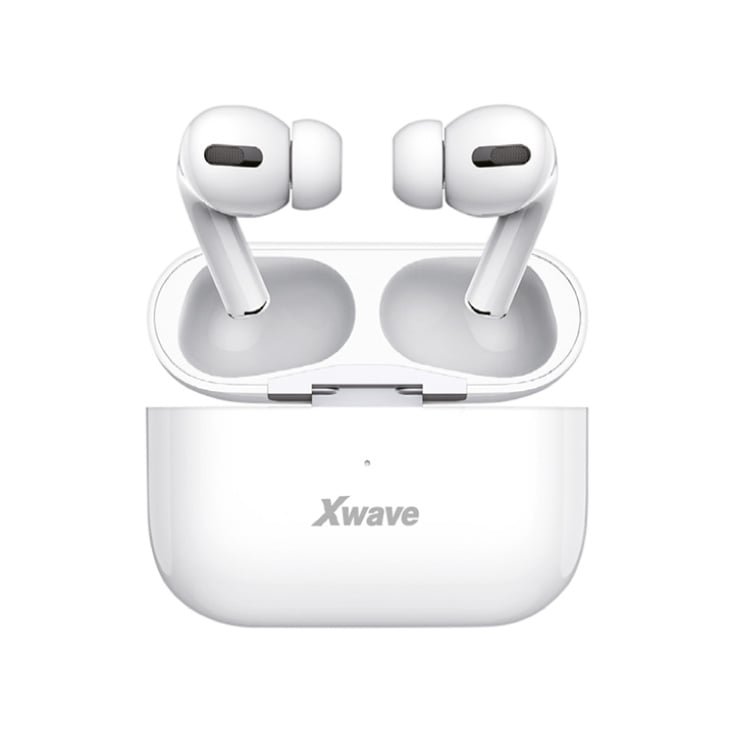XWAVE Y88 White Bluetooth TWS stereo slušalice sa bazom za punjenje, mikrofonom i Bluetooth 5.3 tehnologijom. Bežični Hi-Fi zvuk u elegantnom dizajnu.