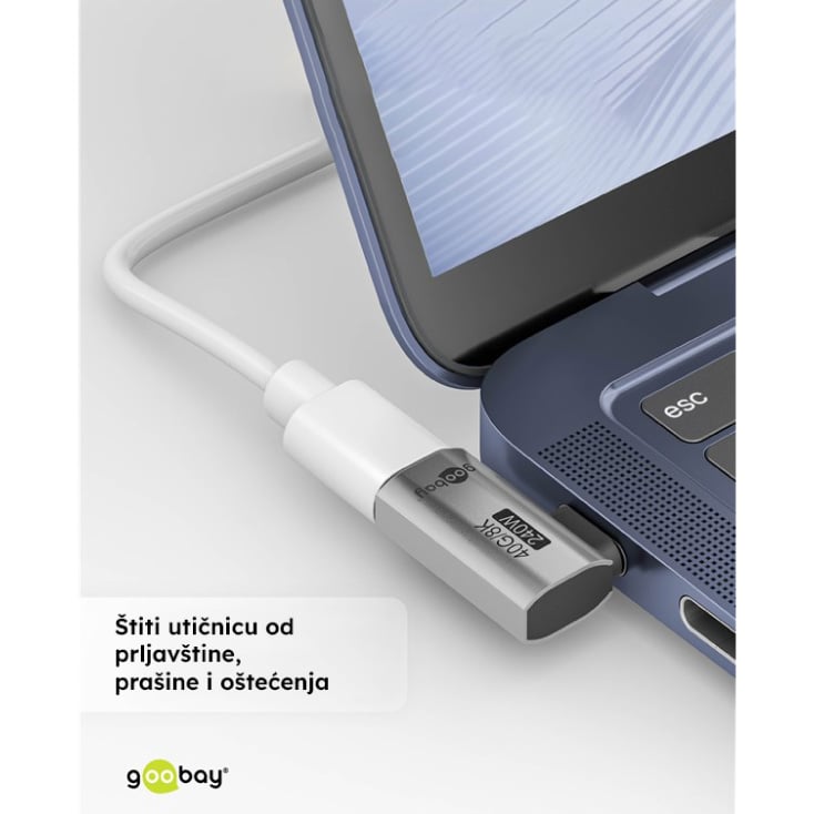 Ugaoni USB-C adapter - Slika 2