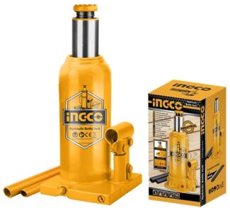 Ingco HBJ402 hidraulična dizalica od 4T pruža sigurno i efikasno podizanje vozila uz visinu od 190–370 mm i hod od 180 mm. Idealna za servise i kućnu upotrebu.