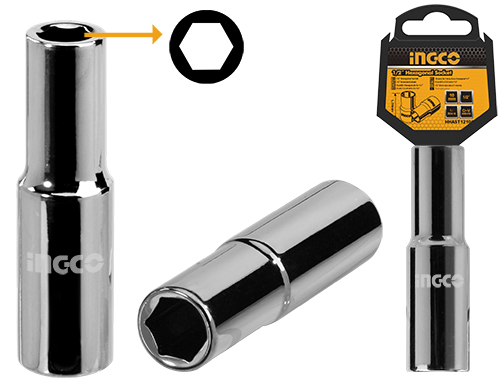 Kupite produženu gedoru 1/2" 13mm Ingco HHAST12133L, izdržljivu i profesionalnu utičnicu idealnu za mehaničke i automobilske radove. Najbolji izbor za pouzdane i precizne zadatke!
