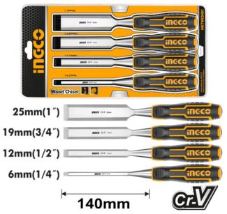 4-delni set dleto za drvo HKTWC0401 INGCO