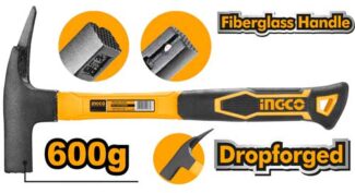 Tesarski čekić 600g Ingco HRH60028 sa magnetom za eksere, neklizajućom ručkom i iskovanom glavom pruža snagu, preciznost i sigurnost pri radu.