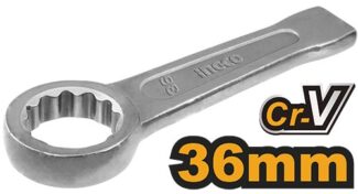 Ingco HRSW036 okasti ojačani ključ 36mm, kompaktan i izdržljiv, pruža snažan prenos sile i pouzdanost za profesionalnu mehaničarsku i industrijsku upotrebu.
