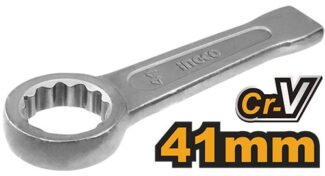 Ingco HRSW041 okasti ojačani ključ 41mm od Cr-V čelika, termički tretiran po DIN7444 standardu, pruža snagu, preciznost i pouzdanost za profesionalne poslove.