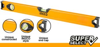INGCO HSL58040 libela Spirit 40 cm od aluminijuma sa 2 precizne bočice, V-utorom i bočnom zaštitom nudi tačno horizontalno i vertikalno merenje za sve radove.