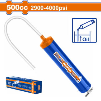 Pumpa za izvlačenje ulja WADFOW kapaciteta 500 cc sa radnim pritiskom do 4000 psi omogućava brzo i efikasno održavanje motora i mašina.