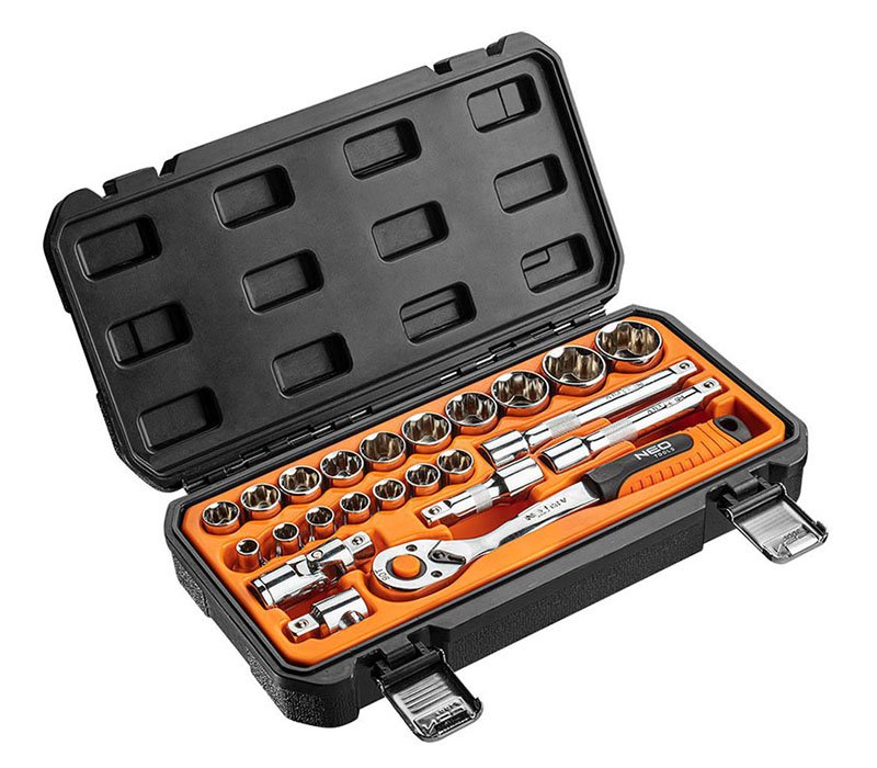 Set nasadnih ključeva 1/2", 23 kom. - NEO TOOLS 08-694