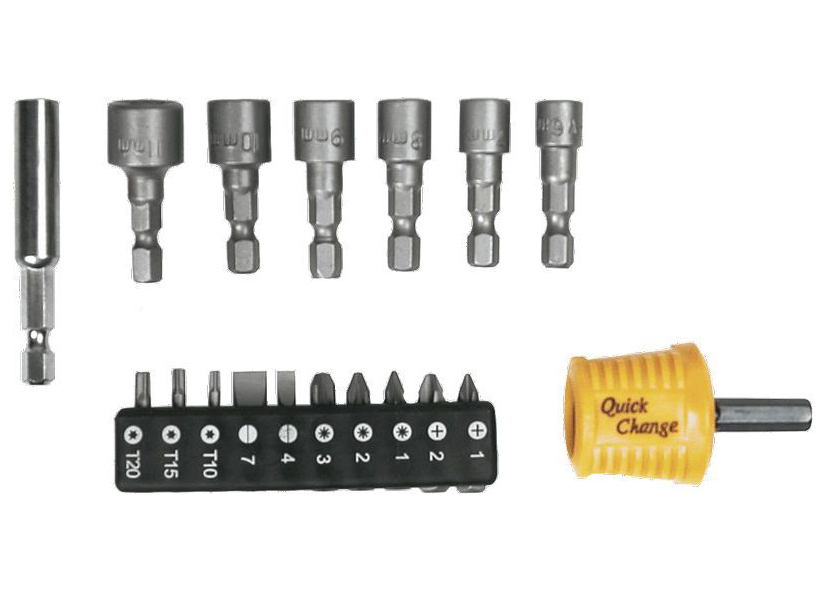 Set biceva i kapastih nastavaka za odvijač - TOPEX 39D361