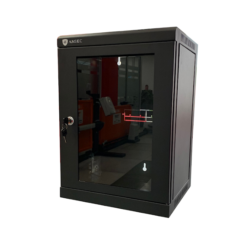 Rek orman 350x300mm zidni 9U, 10" Ansec - Slika 2
