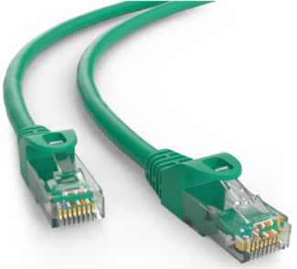 Patch kabl UTP CAT5E 0.25m zeleni ANSEC