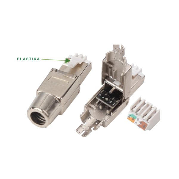 Modul muški konektor RJ-45 STP TLS kat. 6A Ansec - ZOOM online