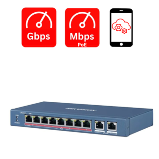 Svič POE DS-3E1310HP-EI HIKVISION