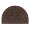 Otirač gumeni (braon) CONTOURS HALFMOON STARBURST - MULTY HOME