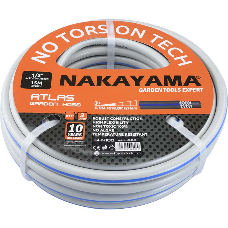Baštensko crevo ATLAS - NAKAYAMA (25m, 3/4'')